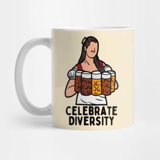 Celebrate Diversity - Beer Mug